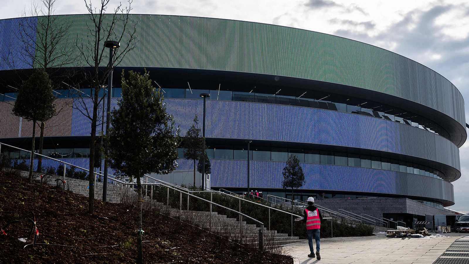 Estadio de Santagiulia, uno de los emblemas de los Juegos de Invierno de Milano Cortina.