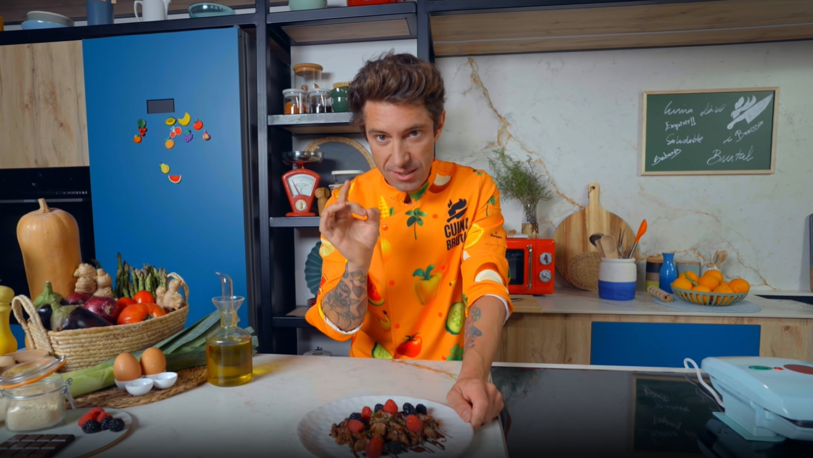 El gofre de xocolata saludable del Chef Bosquet