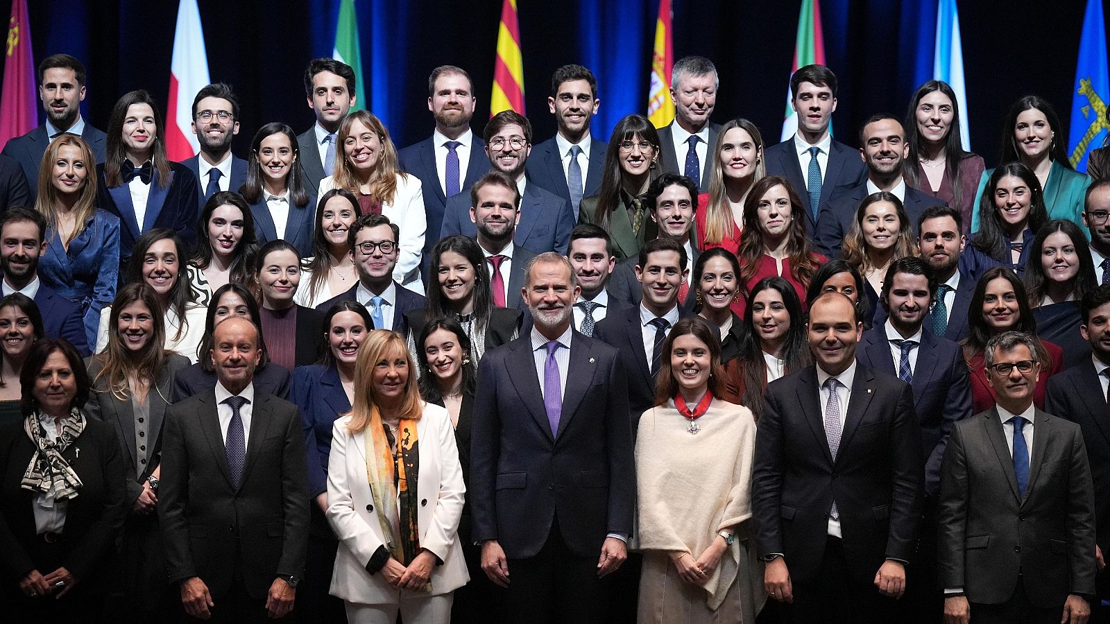 El Rey Felipe VI en el acto de entrega de despachos a los 121 integrantes de la nueva promoción de jueces, en Barcelona, a 3 de febrero de 2026