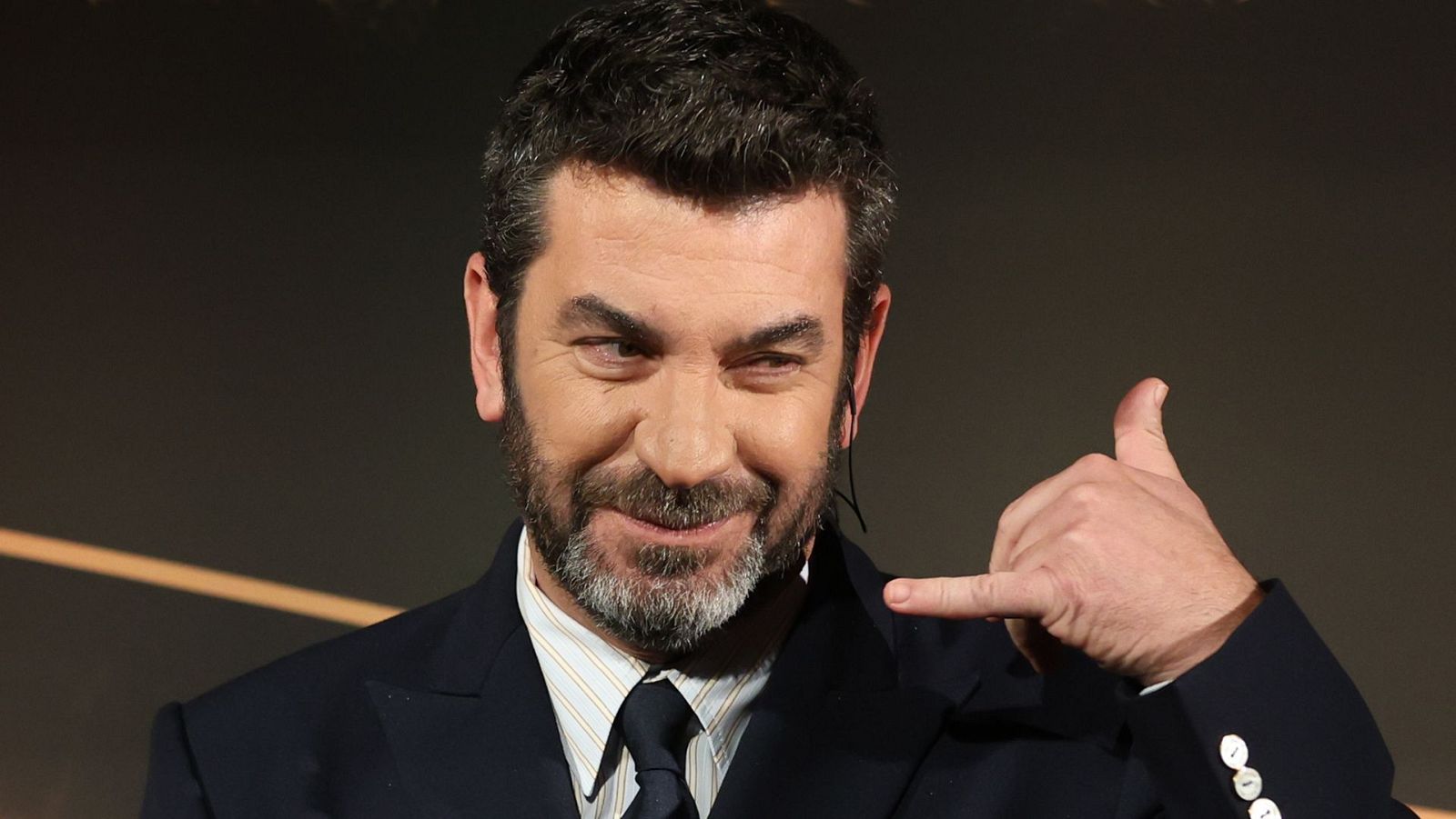 Arturo Valls durante la lectura de los nominados a la 40 edición de los Premios Goya.