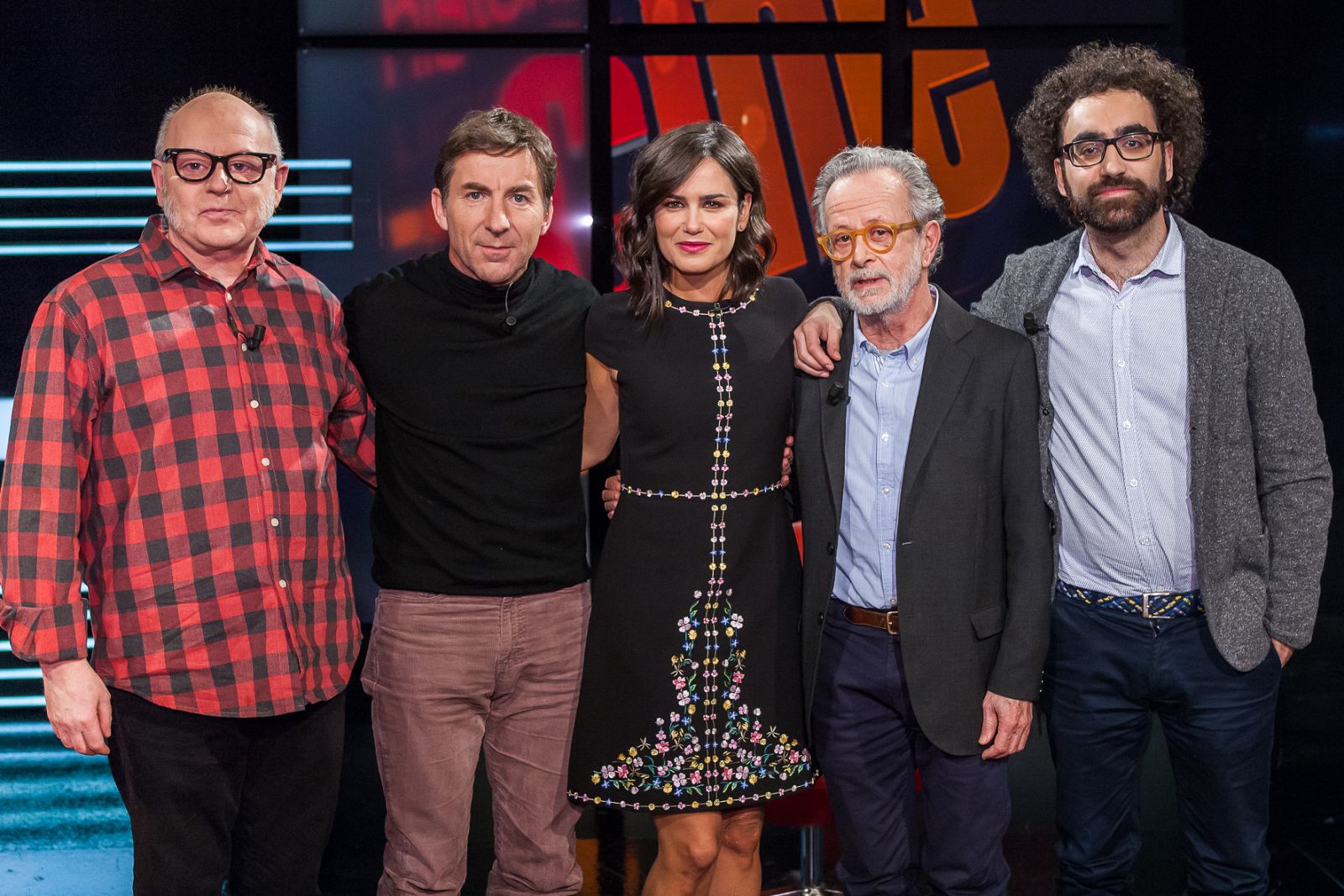 Los participantes en el coloquio de la semana sobre la comedia en Historia de Nuestro Cine