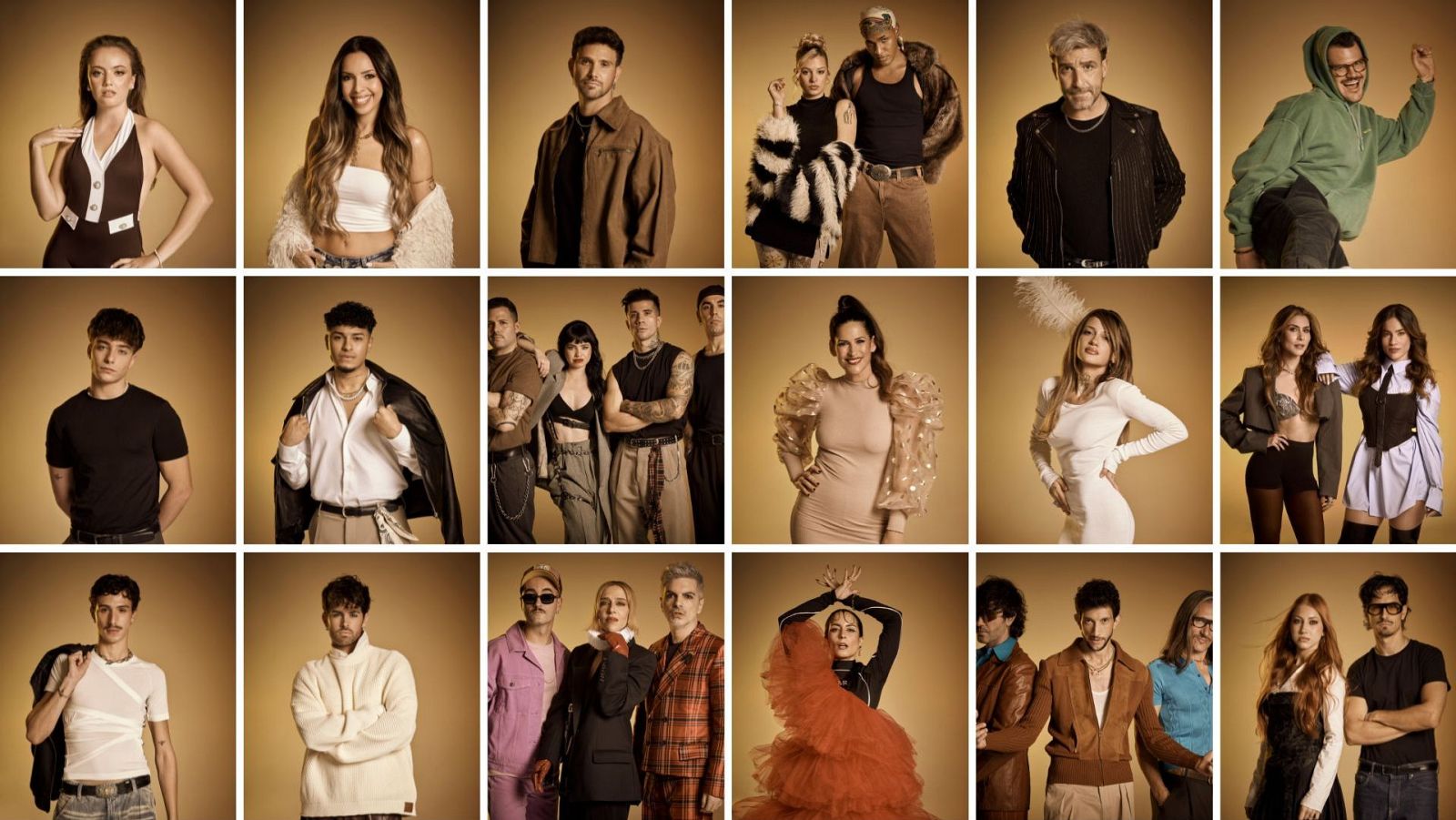 Los 18 artistas que aspiran al triunfo