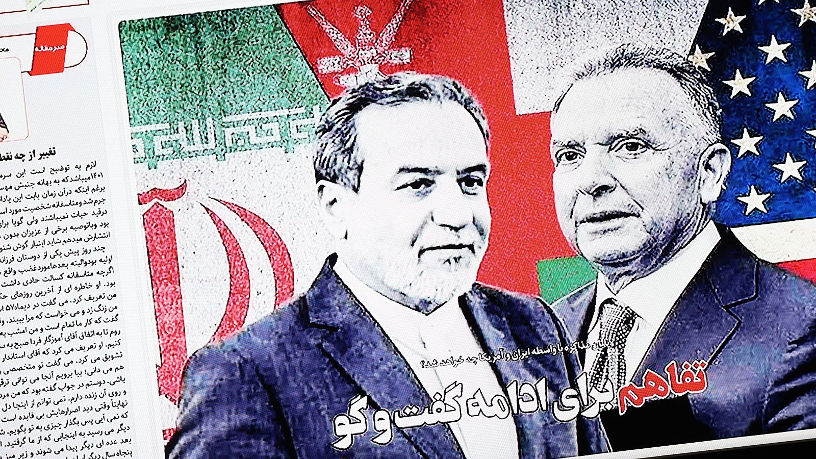 Irán marca como líneas rojas no aceptar enriquecimiento cero ni desarme pero habla de "apretón de manos" con EE.UU.