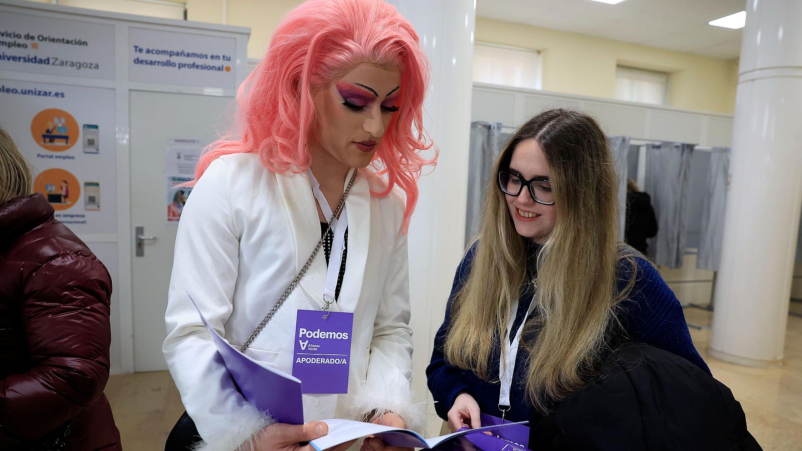 Las mejores imágenes de las elecciones de Aragón 2026