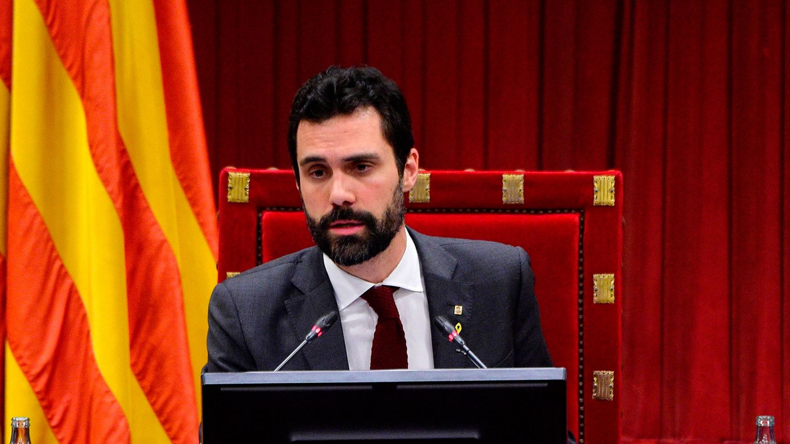 El presidente del Parlament de Cataluña, Roger Torrent, en una imagen de archivo