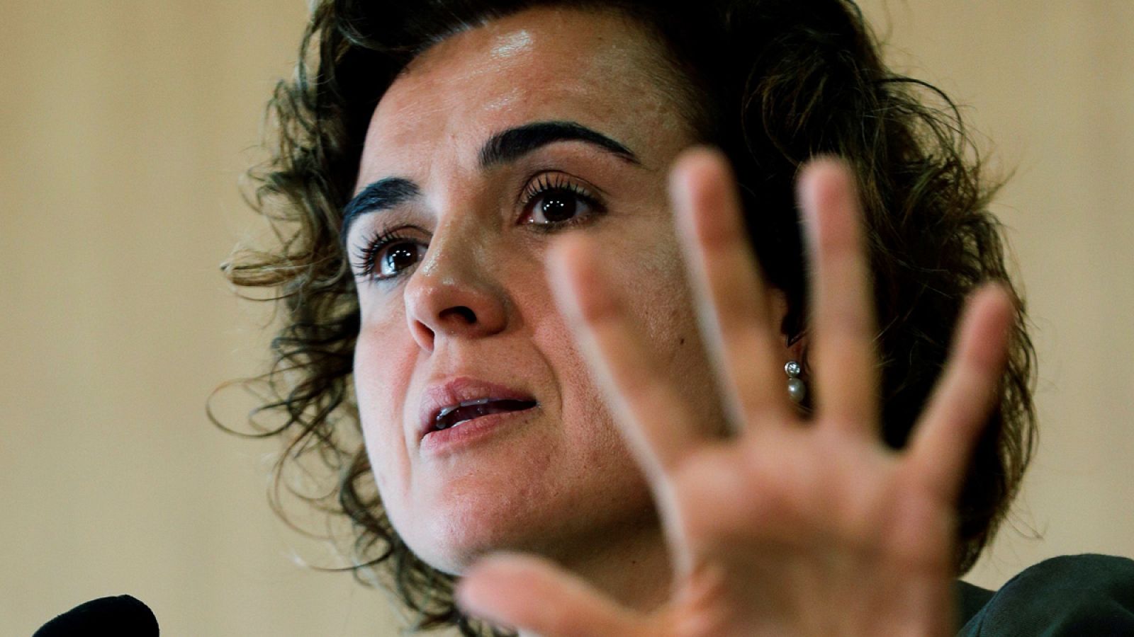 La ministra de Sanidad, Servicios Sociales e Igualdad, Dolors Montserrat, clausura la jornada "La igualdad real" que celebra el PP en Barcelona