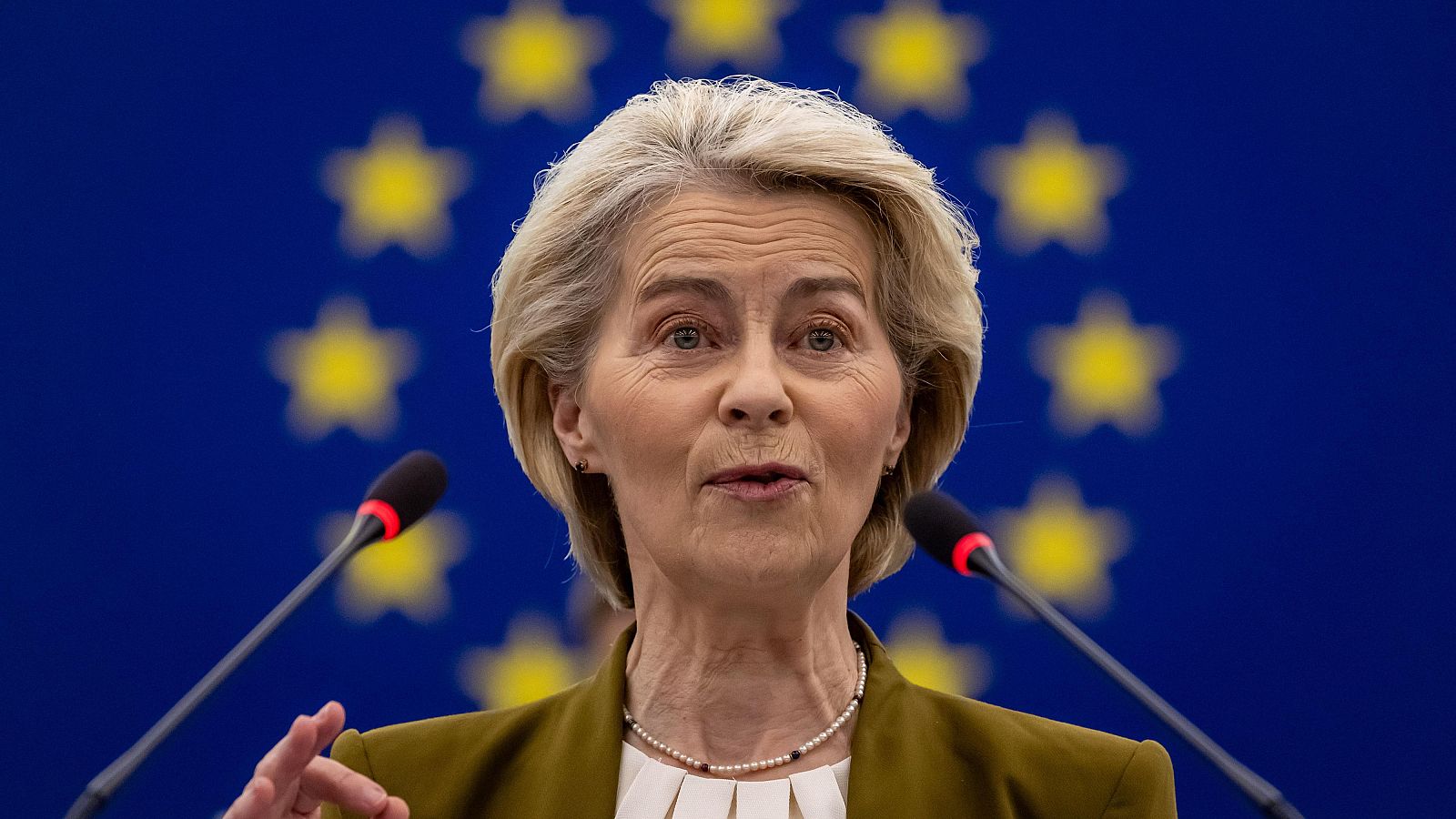 La presidenta de la Comisión Europea, Ursula Von der Leyen