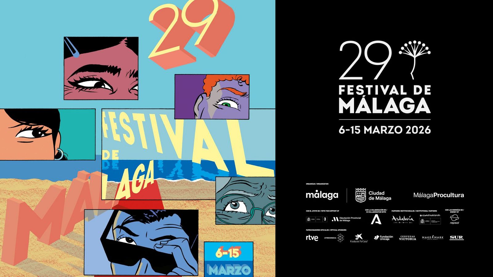 Cartel 29 edición del Festival de Málaga