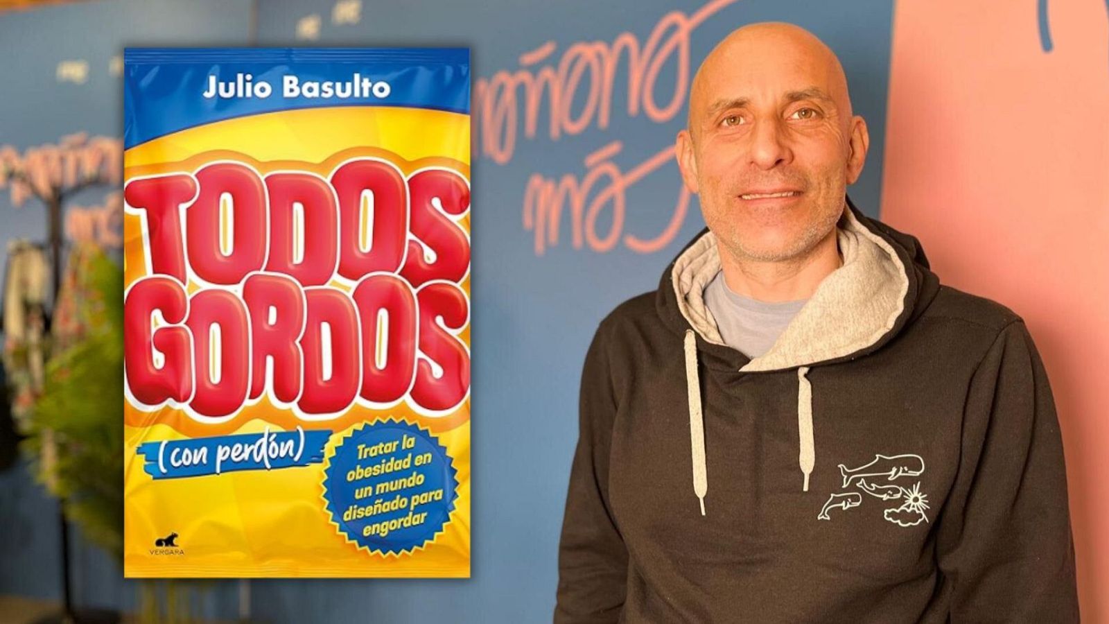 "La obesidad no se elige", defiende Julio Basulto en su libro 'Todos gordos (con perdón)'.