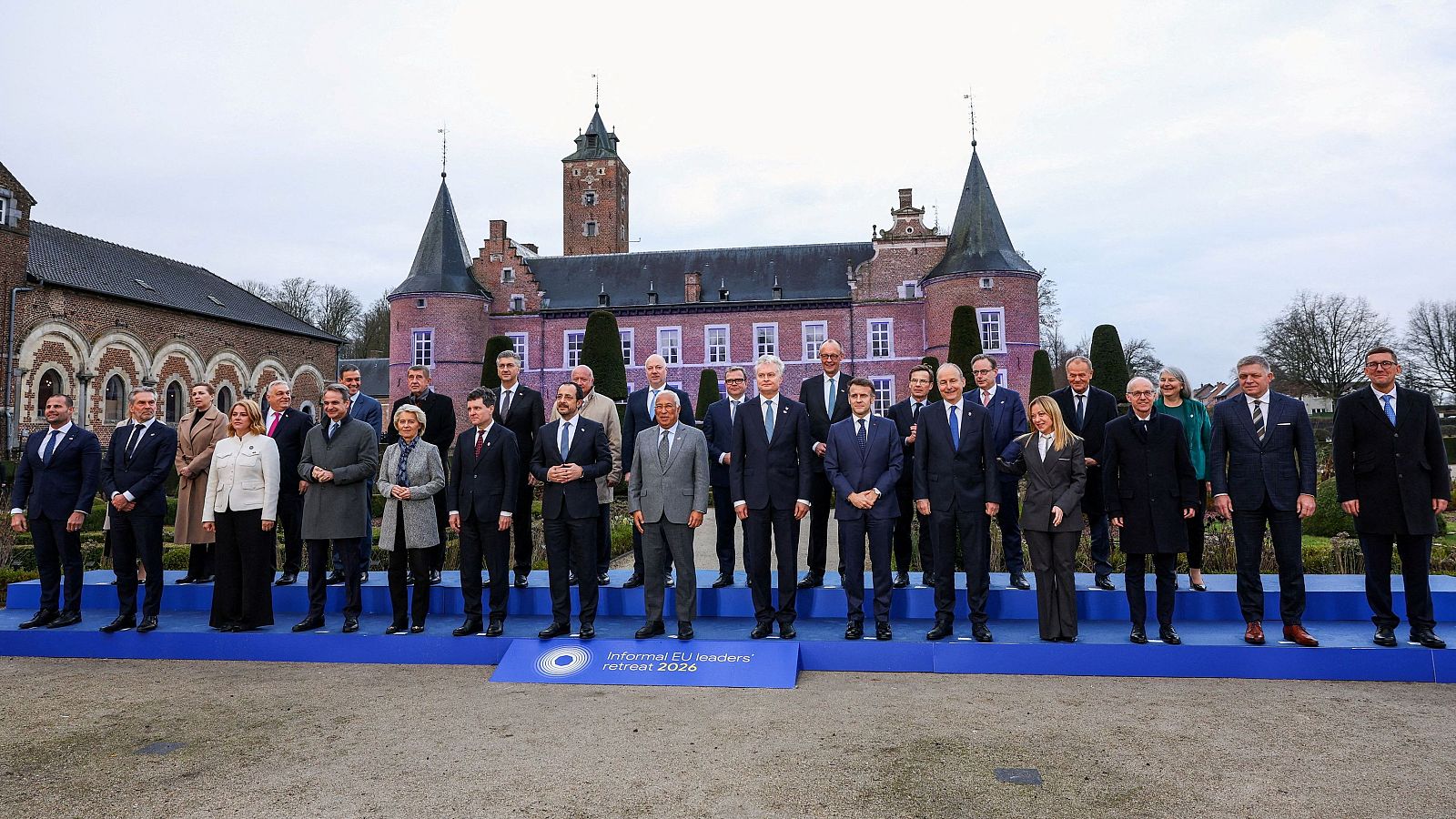Reunión de líderes europeos en la cumbre informal de la UE en Bélgica este jueves