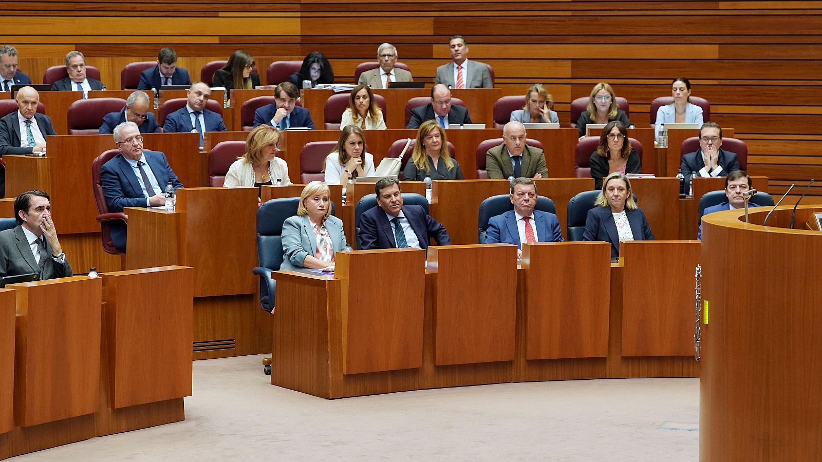 Imagen del Pleno de las Cortes de Castilla y León, en septiembre de 2025