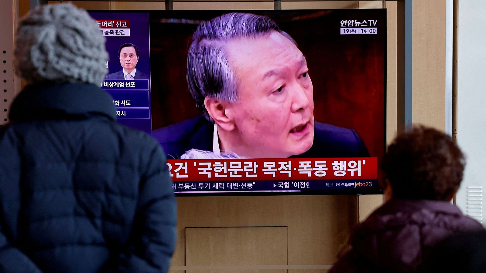 El expresidencte surcoreano Yoon en las calles de Seúl