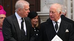 El rey Carlos III, tras el arresto de su hermano, el expríncipe Andrés: "La ley debe seguir su curso"