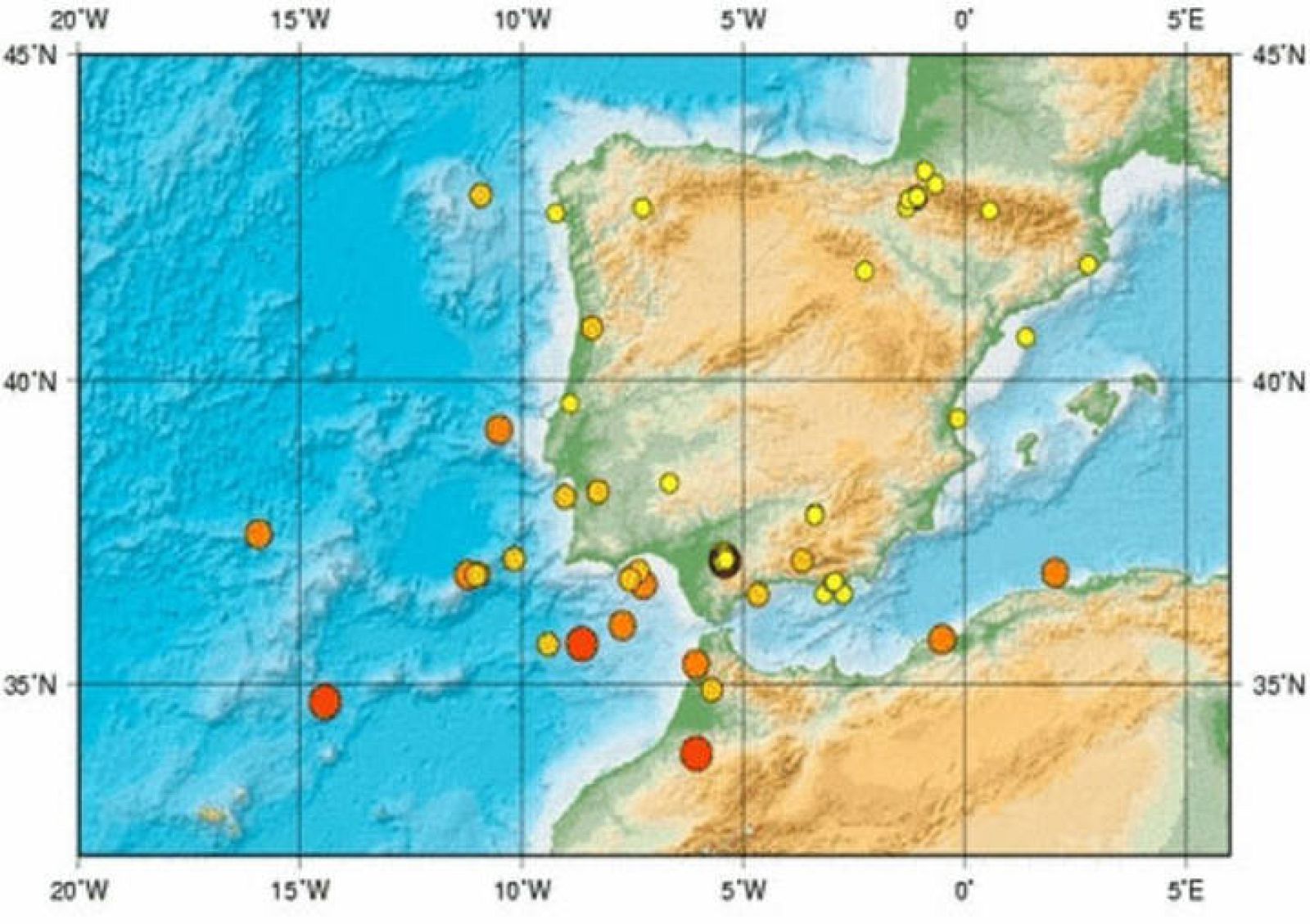 Un terremoto de magnitud 4,7 se siente en Andalucía