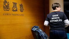 La voz de las víctimas de la dana llega a Les Corts 482 días después: "Seguimos llorando lágrimas de barro"