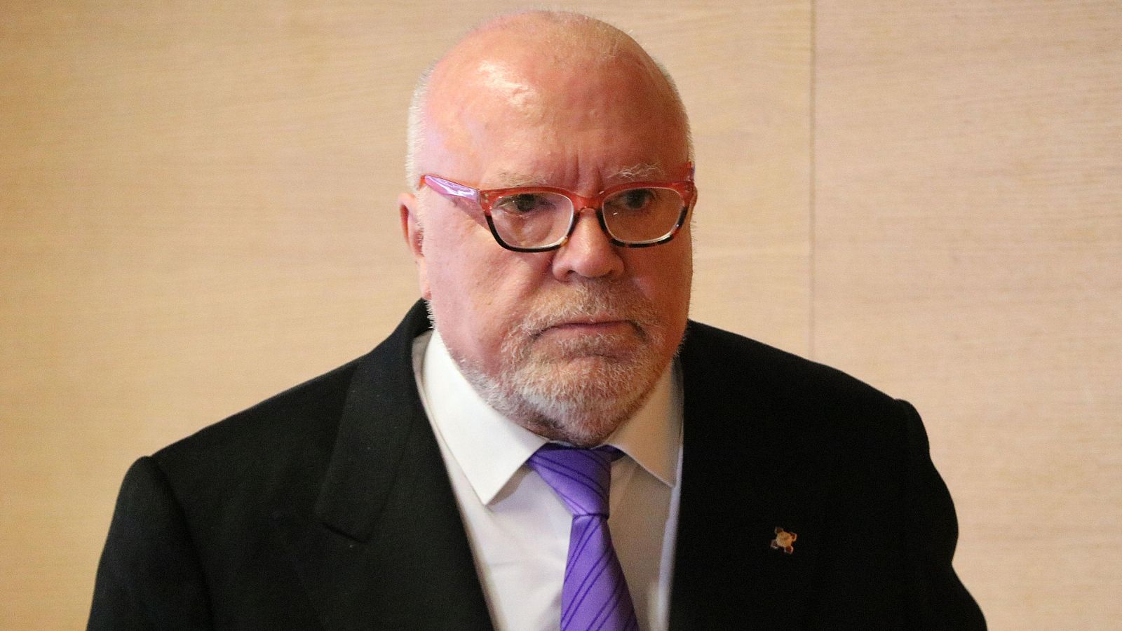 L'excomissari José Manuel Villarejo, aquest dimecres a la comissió dels atemptats del 17-A del Congrés