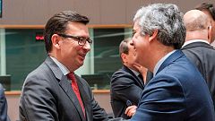 Escolano pide que la UE reaccione "unida" a los aranceles de Trump y no entrar en una guerra comercial