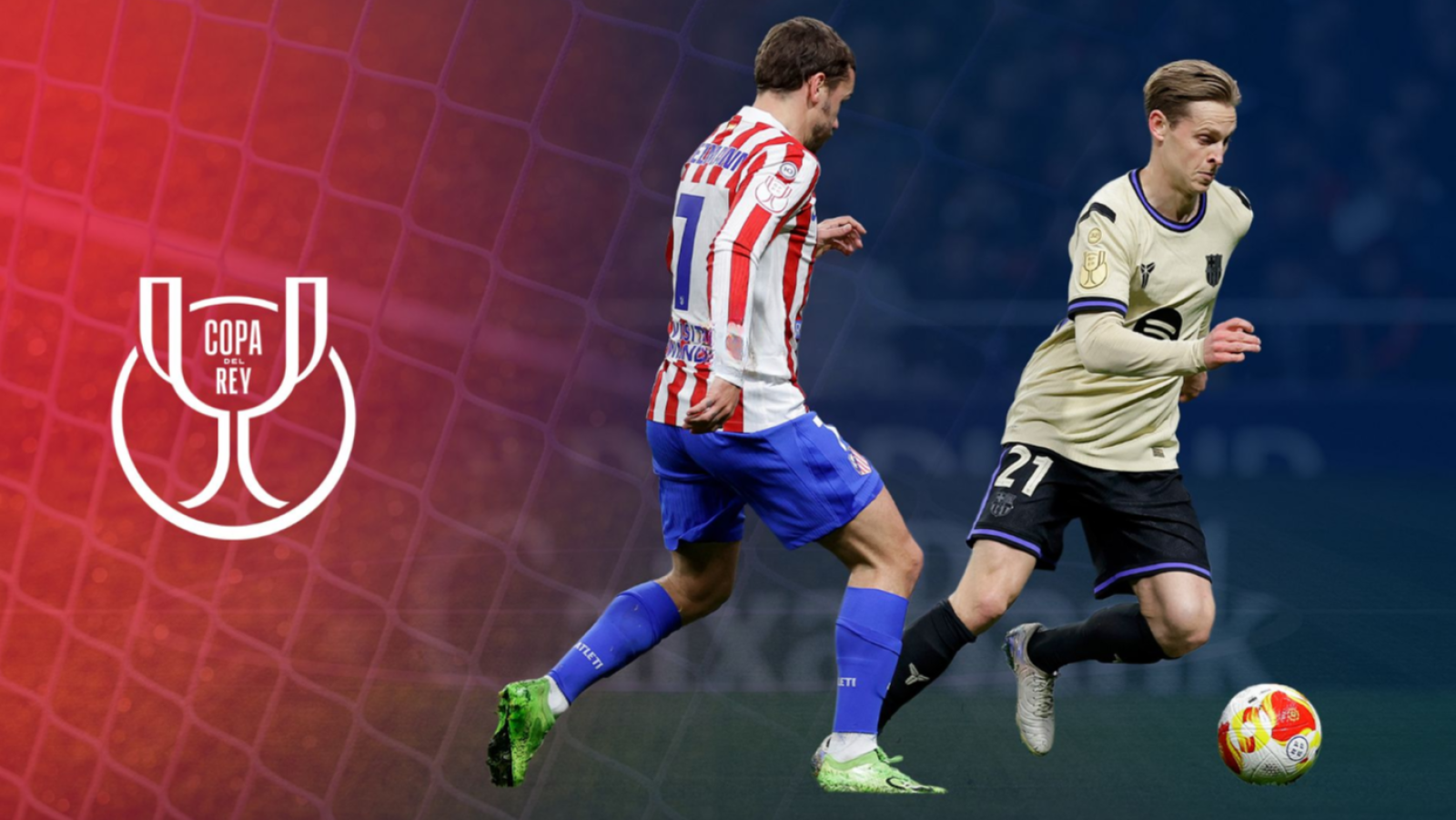 Els espectadors podran seguir el proper dimarts a les 20:45h per La 1 i per RTVE Play Catalunya, en català, el partit de semifinal de la Copa del Rei de futbol entre el F. C. Barcelona i l'Atlético de Madrid al Camp Nou.