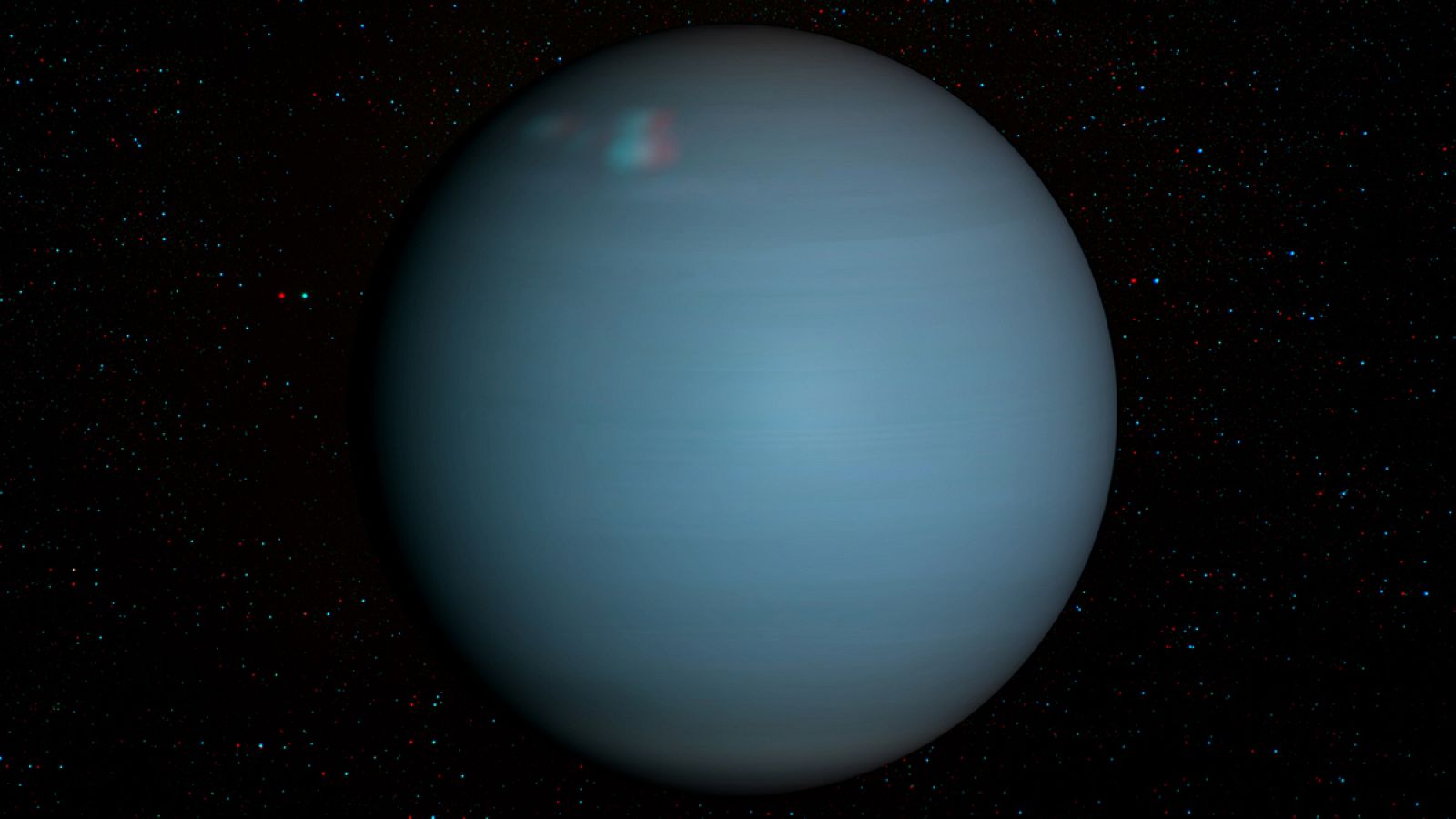 El diámetro de Urano es de 51.118 kilómetros -cuatro veces el de la Tierra-.