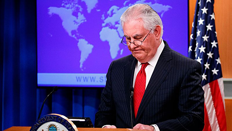 Trump destituye a Tillerson y nombra como nuevo jefe de la diplomacia al director de la CIA 