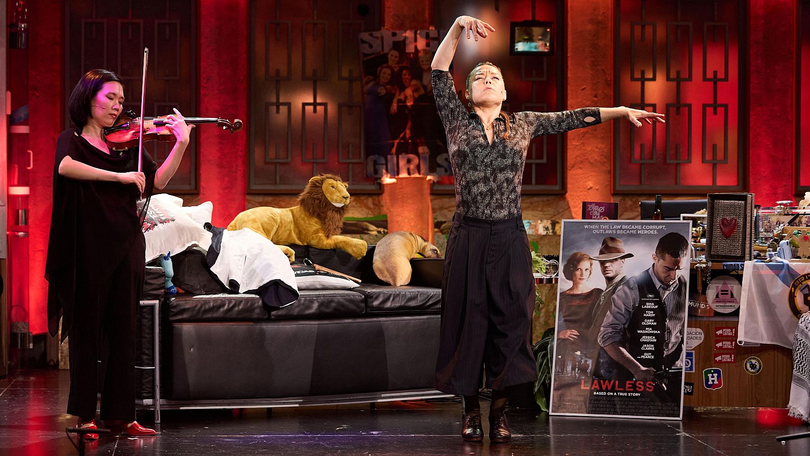 Rocío Molina baila en La Revuelta con acompañamiento de violín 25/02/26