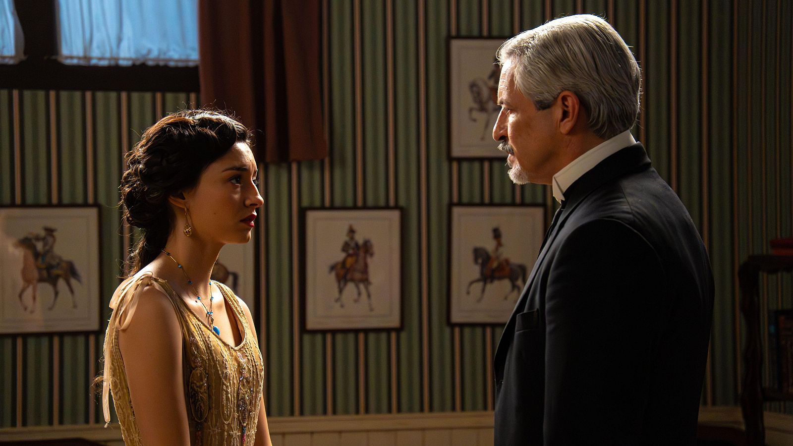 La Promesa: Ángela pregunta a Cristóbal si es su padre