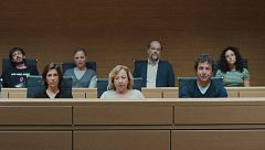 Carmen Machi, Pilar Castro, Marcelo Subiotto y Bruna Cusí en el ¿incorruptible? jurado de 'Los justos'