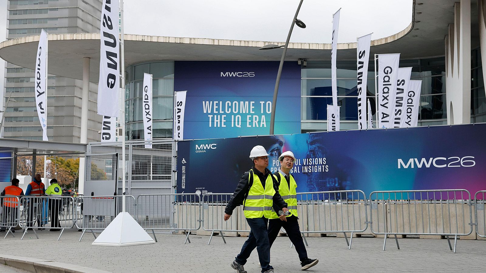 Preparatius del MWC, l'esdeveniment mundial més gran dedicat a les tecnologies mòbils en la seva 20a edició