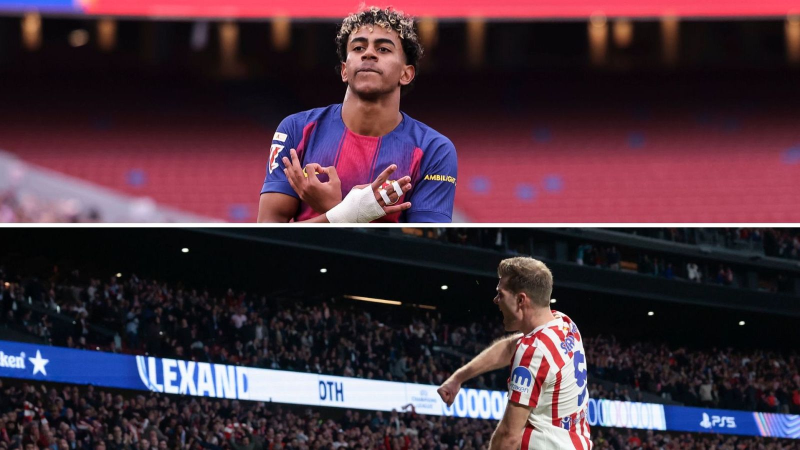 Barça vs Atlético, duelo de 'titanes' por la final de Copa.