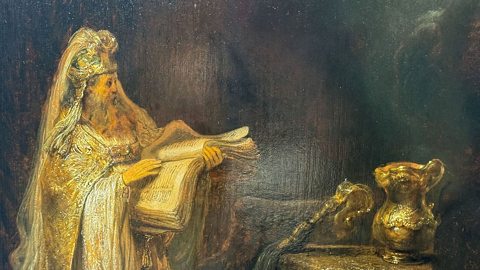 El Rijksmuseum atribuye a Rembrandt 'La visión de Zacarías en el templo'