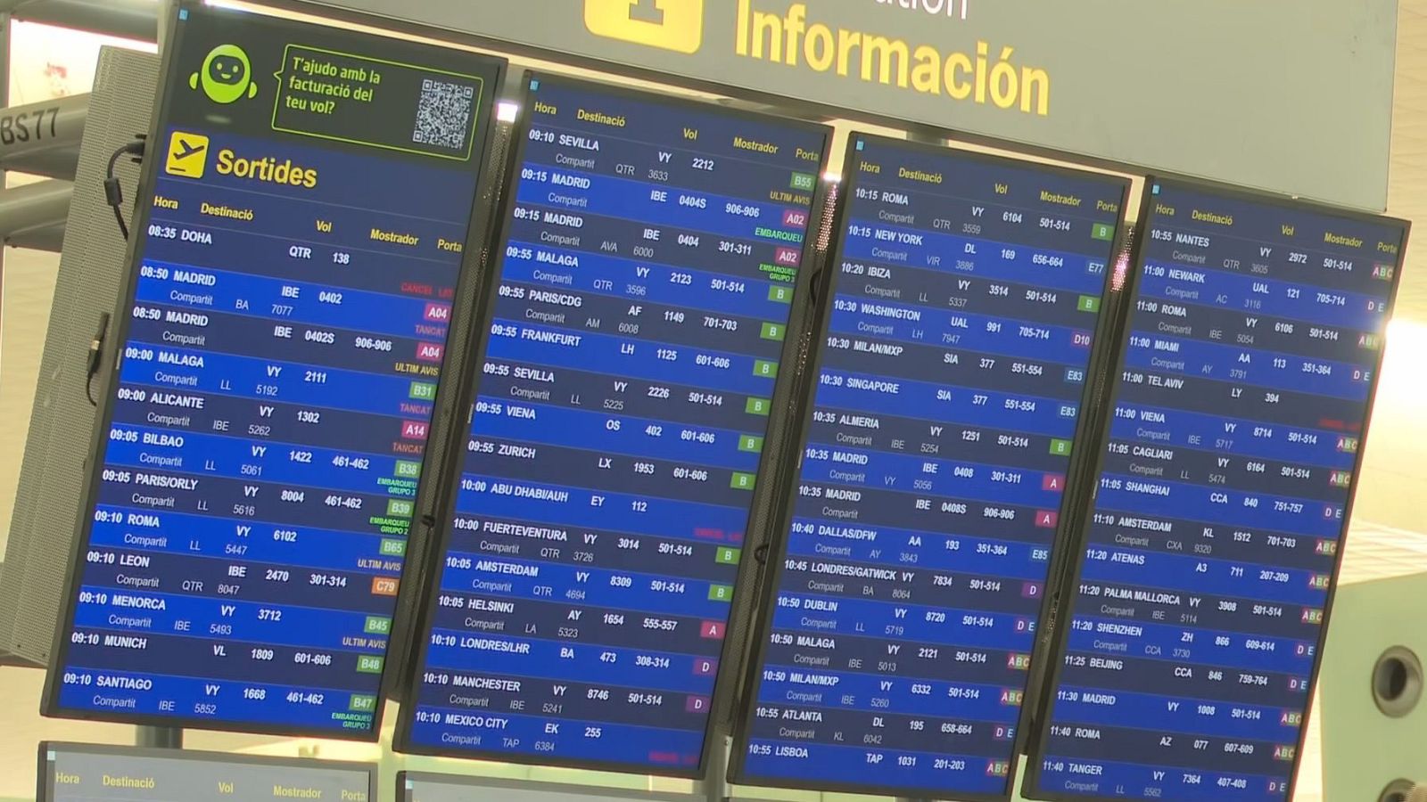 Cancel·len els vols amb origen o destí al golf Pèrsic pel tancament de l'espai aeri