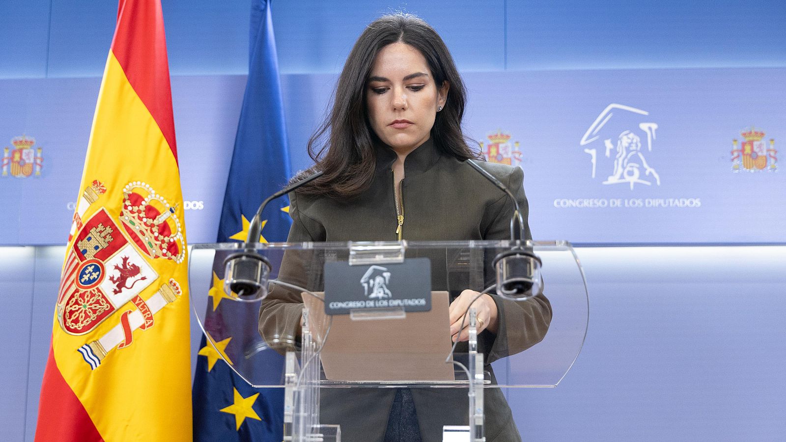 La portavoz de Vox en el Congreso, Pepa Millán