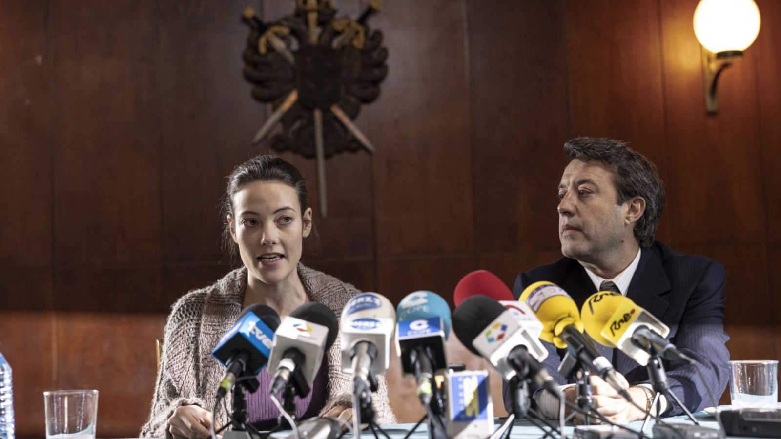La joven Nevenka Fernández, en un fotograma de la película.