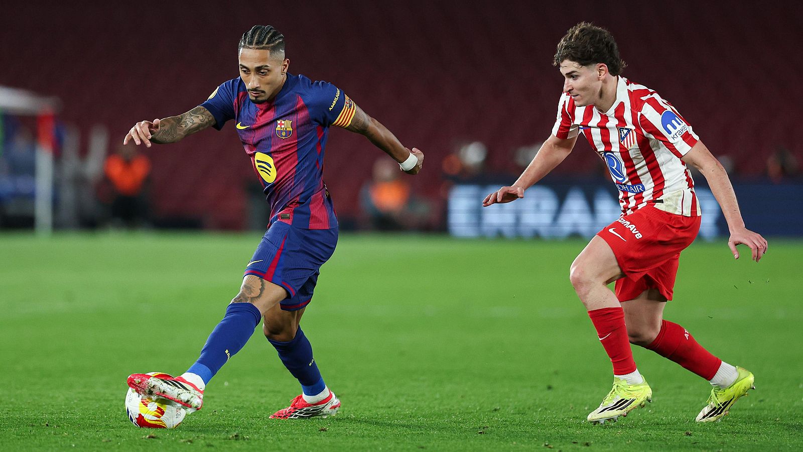 Imagen del Barcelona-Atlético de Madrid, líder de este martes en La 1