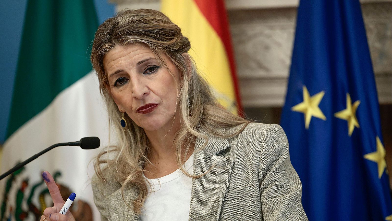 La vicepresidenta segunda del Gobierno, Yolanda Díaz