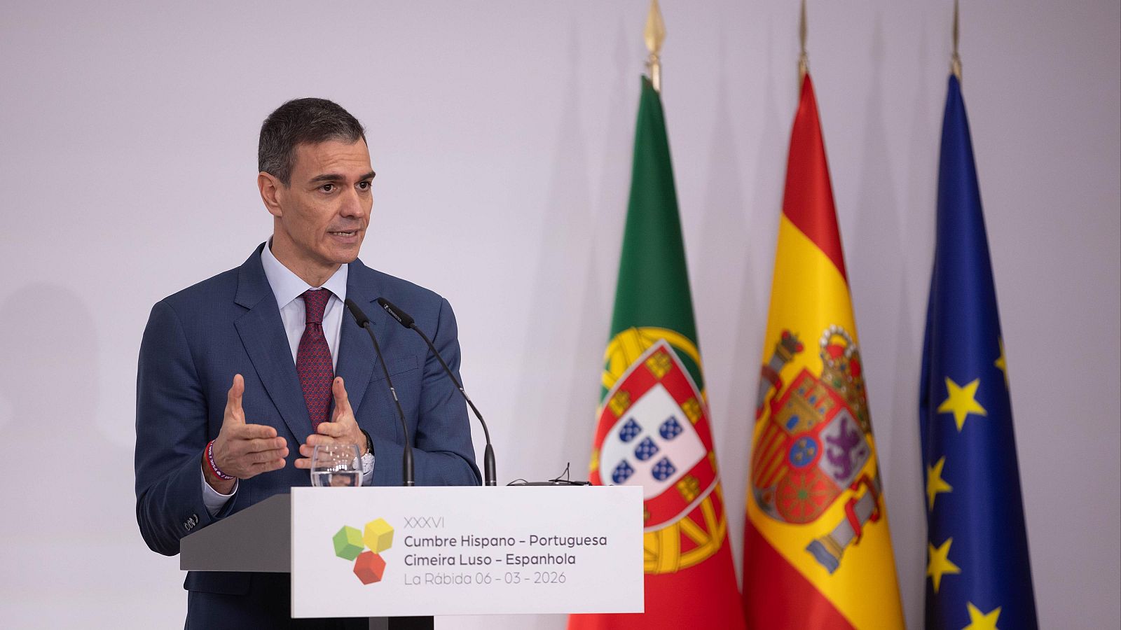 Pedro Sánchez, en el Pleno del Congreso