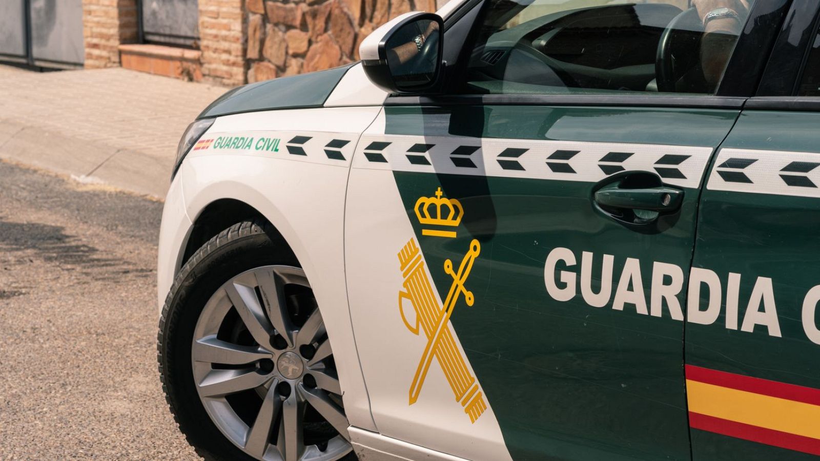 Vehículo de la Guardia Civil.
