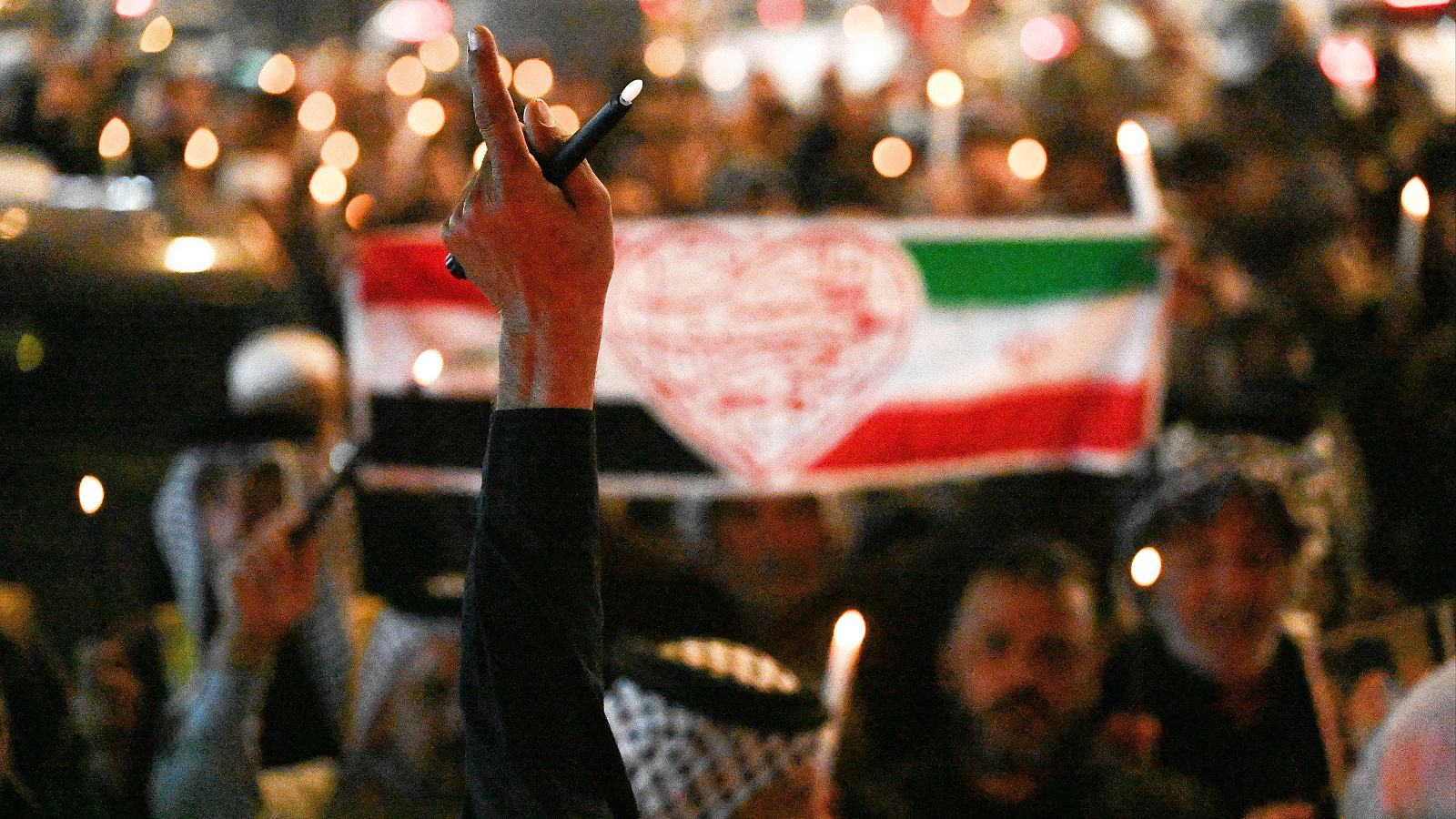 Manifestaciones en Iráq en contra de los ataques de Israel y Estados Unidos sobre Irán