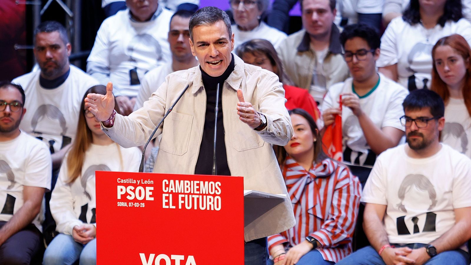 El secretario general del PSOE y presidente del Gobierno, Pedro Sánchez