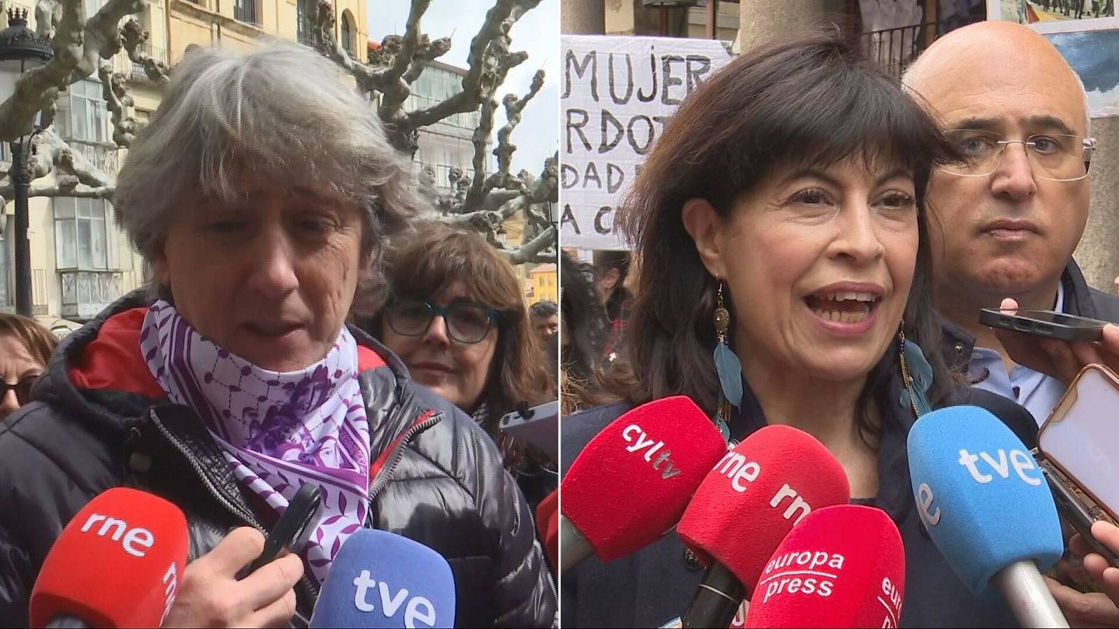 Martínez y Redondo advierten sobre las "amenazas de retroceso al oscuro pasado" en el 8M y piden "bloquear las opciones autoritarias"