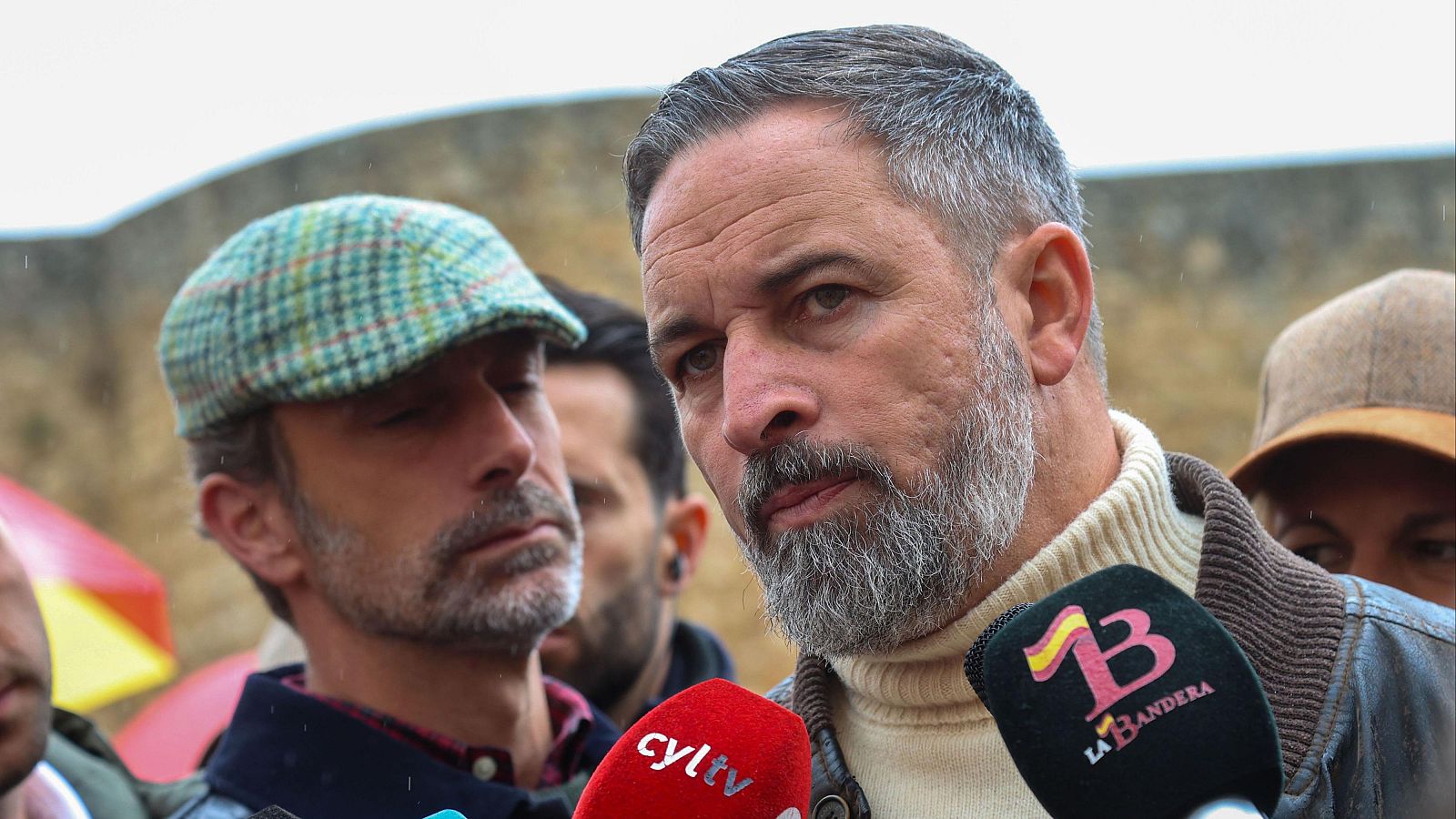 El presidente nacional de Vox, Santiago Abascal,