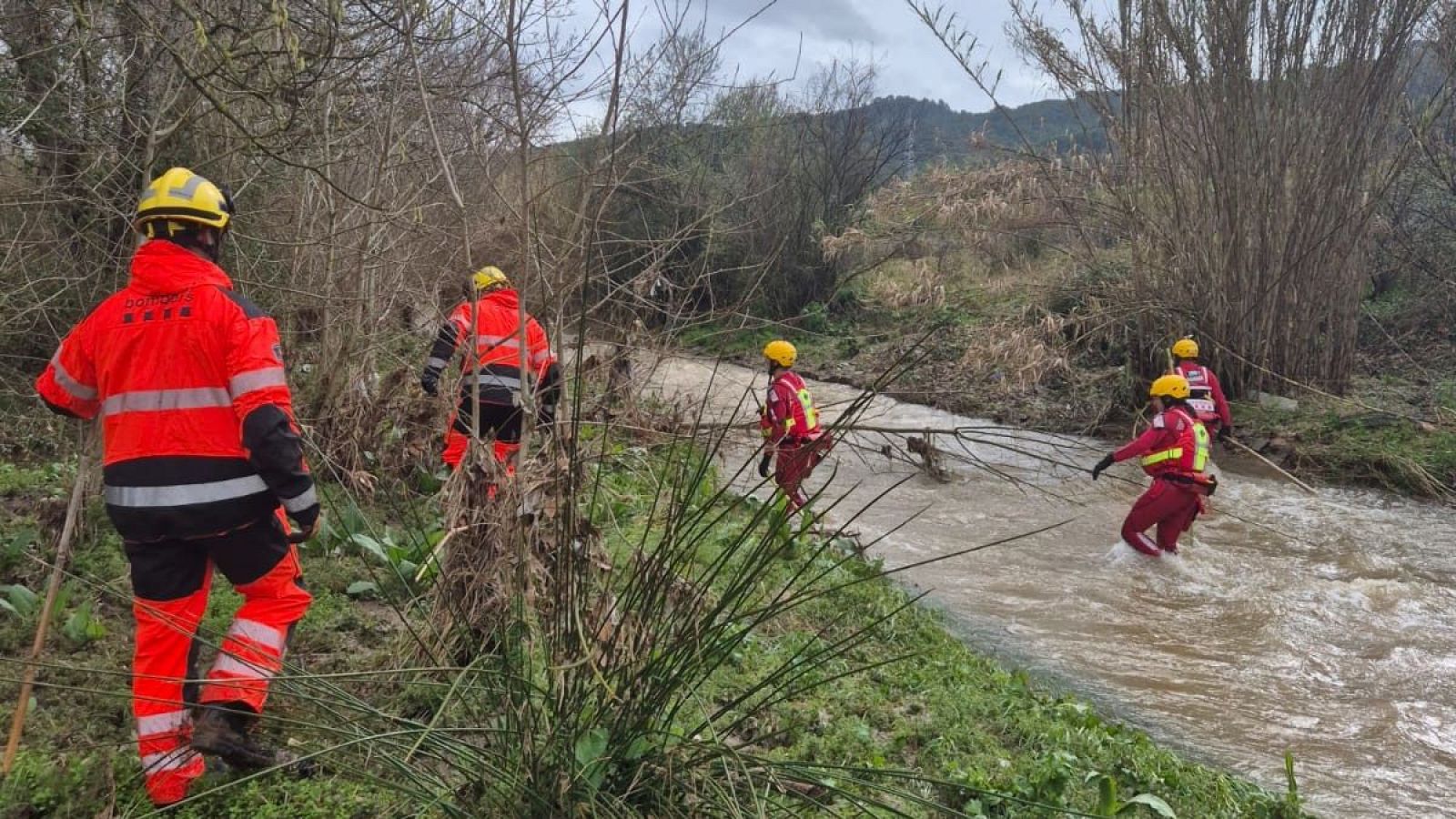 Localizado el cadáver del hombre al que se buscaba desde el viernes en un río de Barcelona