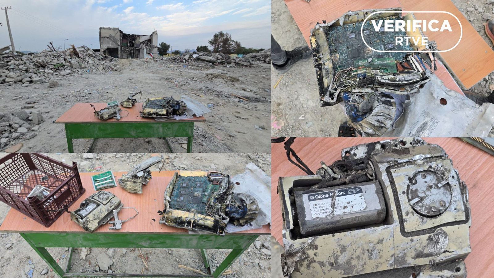 Irán exhibe restos de proyectil 'made in USA' hallados en la escuela de Minab