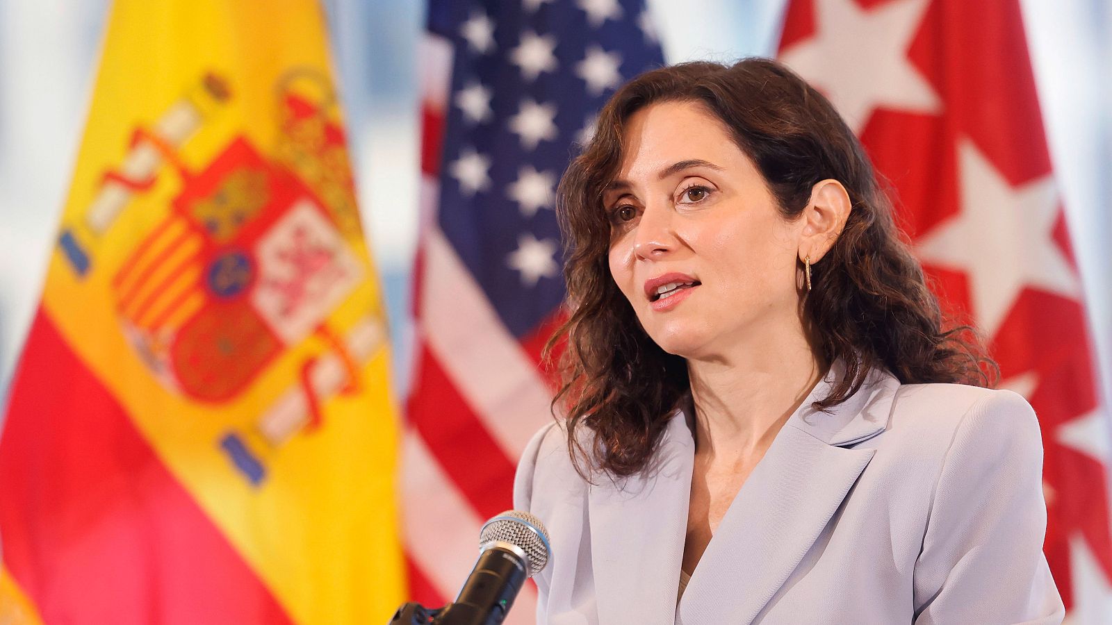 La presidenta de la Comunidad de Madrid, Isabel Díaz Ayuso