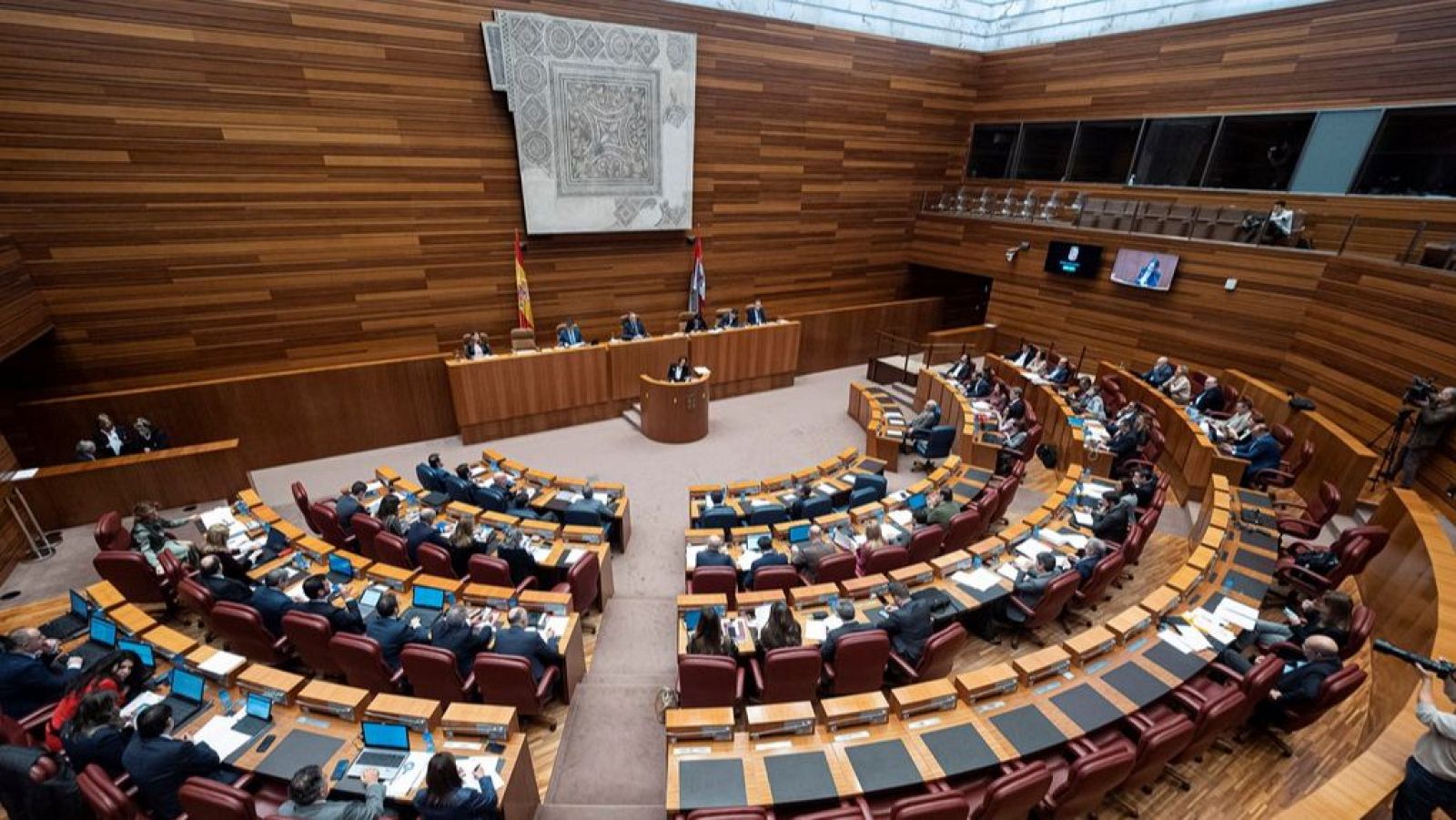 Imagen de una sesión plenaria de las Cortes de Castilla y León.