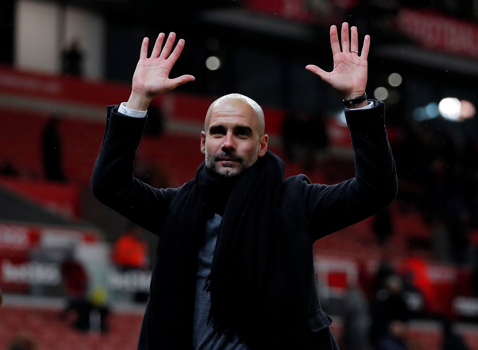 El entrenador del Manchester City, Pep Guardiola.