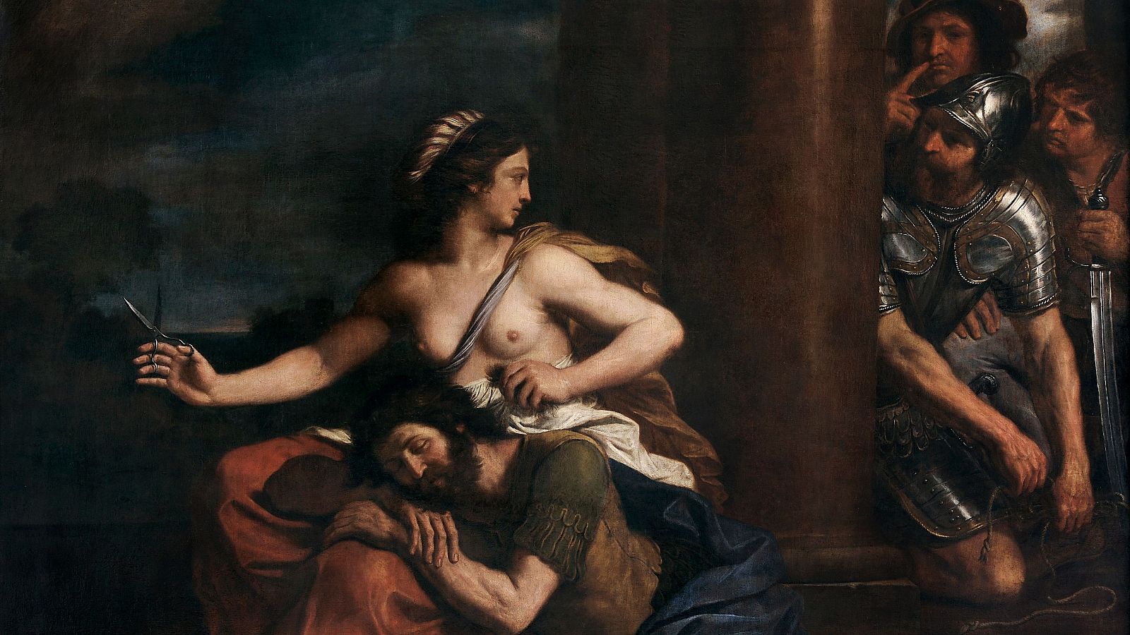 Guercino, el bizco más famoso, convierte a Dalila en una heroína en el Thyssen