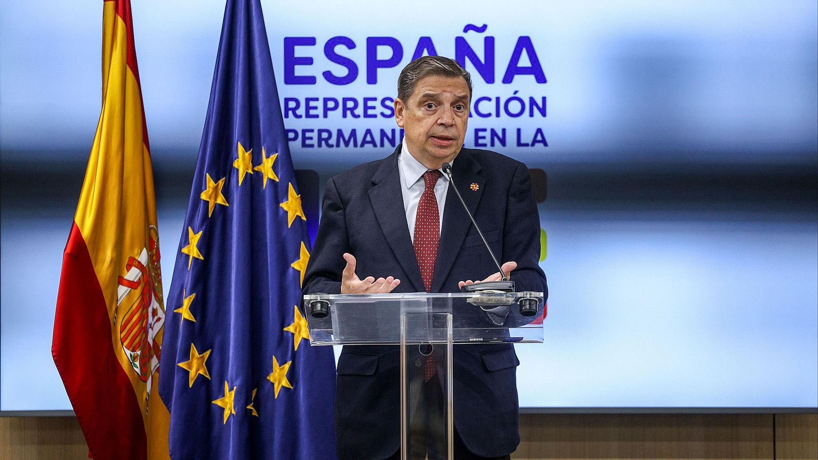 El ministro de Agricultura y Pesca, Luís Planas