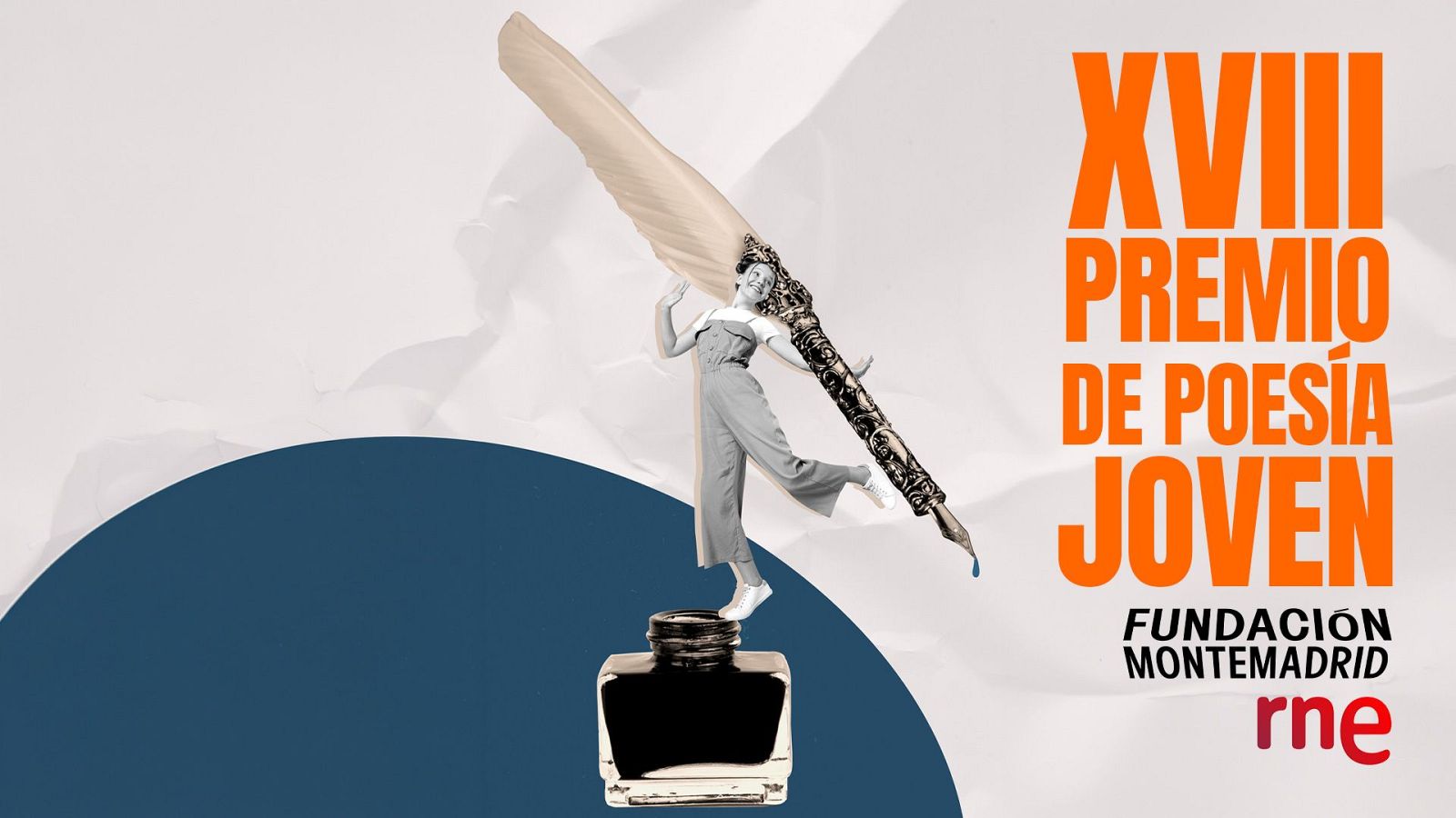 ¡Participa en el XVIII Premio de Poesía Joven RNE-Fundación Montemadrid!