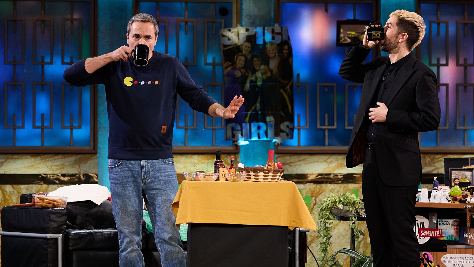 Raúl Pérez y David Broncano sufren con el picante en La Revuelta 18/03/26